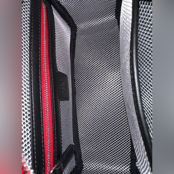 MCM Bag in Red & White Visetos NWOT - Picture 4 of 16